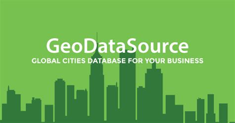 GeoDataSource World Cities Database (Free Edition).